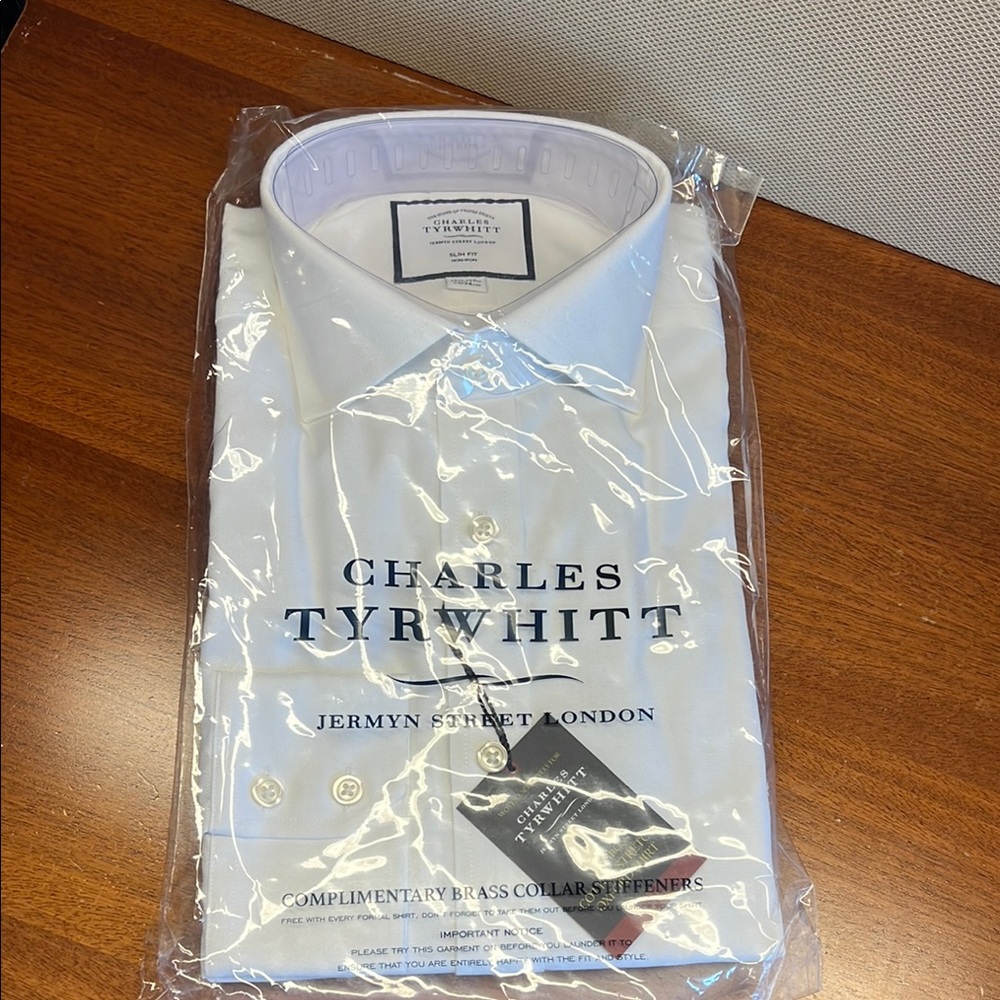 Charles Tyrwhitt White Men's Shirt